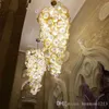 Flur Goldene Blume Kronleuchter Licht LED Saving Light Quelle Murano Glassplatten Kunst Kronleuchter Lampen Araber Kristall Kronleuchter