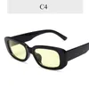 2020 Small Rectangle Sunglasses Women Trendy Vintage Brand Designer Hip Hop Narrow Square Sun Glasses Female Eyewear Goggles