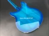 Highquality 12string 360 electric guitar halfempty heart with two pickups blue paint1411059