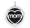 1 PZ Calcio Gatto Mamma Bambino Cuore Amore Albero genealogico 30 MM Diffusore Locket Magnet Ciondolo profumo con 1 pz Pad gratuito XA063-415