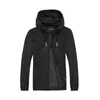 Men Waterproof Windbreaker Zipper Jackets Man Coats Lightweight Sportswear Style Outwear Coat Tops Male Hooded