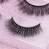 3D Mink Cílios Falsos 100% Handmade Sexy Macio Curls Falso Lash Natural Eyelash Extensões multi camada de olho cílios