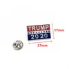 Donald Trump Brosch Metal Button Badge Cloth Pins United States VD Kampanj Kvinnor Män Smycken Nyaste FY6103