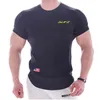 새 디자이너 셔츠 남성 실행 T 셔츠 남성 체육관 보디 보디 헬스 의류 통기성 실행 스포츠 T- 셔츠