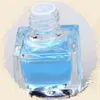 Cube Car Perfume Bottle Hanging Rearview Ornament Air Freshener For Essential Oils Diffuser Fragrance Empty Glass Bottle Pendant DBC BH2649