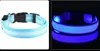 8 colores 4 tamaños Seguridad nocturna Luz LED Resplandor intermitente Nylon Collar para perros para mascotas Perro pequeño y mediano Correa para mascotas Collar para perros Collar de seguridad intermitente SHU26