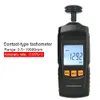 GM8906 Digital Contact Motor Tachometer Portable LCD Speedometer Tach RPM Teste Rotate Speed Meter 0.5~19999RPM Data Hold