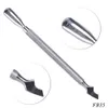 Full Beauty 1pcs Stainless Steel Nail Art Remover Spoon Double Side Pusher for Dead Skin Manicure Pedicure Tool CHFB26-40