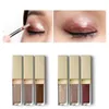 6pcs Eleganz Schimmer Glitzer Flüssigkeit Lidschatten Set Glitzer Glühen 6 Farben Pracht flüssiges Lidschatten -Kit leicht zu tragen4472605