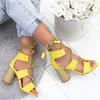 Loozykit 2019 Sommer Espadrilles Frauen Sandalen Ferse Spitz Fisch Mund Sandalen Hanf Seil Spitze Up Mujer Plattform Sandalen Y19070503