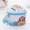 Cartoon Animals Money Box Plate Heart Shaped Piggy Bank med Lock Coin Collection för barnpriser 1 92HC E12999170