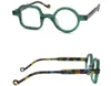 Hommes Optique Lunettes Cadres Marque Femmes Irrégulier Lunettes Cadres Rétro Rond Myopie Lunettes Iron Man Downey Lunettes avec Lentille Claire