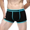 Solid color U Boxers shorts cotton breathable comfortable men underpants underwear boy shorts mens clothing