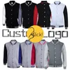 Custom Print College Baseball Jacket Men Letterman Varsity Coat