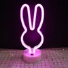 Brelong Led Neon Night Light Flamingo Unicorn Moon Angel Party DECORAZIONE DECORAZIONI DELLA CAMERA DELLA CAMERA ATTIVAMENTO A HOME5107418