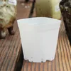 Plastic Flowerpot Multicolour Mini Square Succulents Breed Base Flowerpot Flower cSpecial Purpose Bottom Breathable Basin BH2360 TQQ