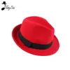 2018 New Spring Summer Unisex Structured Linen Fedora Hat Vintage Hats For Men Women Jazz Felt Hats Parent-Child Cap Panama Caps D19011102