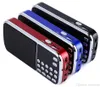 L-088 Portable Radio Mini FM Speaker MP3 مشغل الموسيقى مع TF Card LCD Screen USB AUX Car Radio مصمم للمسنين المريح