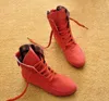 Hot Sale- Snow Motorcycle Boots Female Suede Leather Lace-Up Boot 8 Colors Plus Big Size 35-42 XWX108