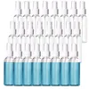 24 Pack 2oz Plast Clear Spray Bottles Refillerbara flaskor 60 ml fin dimma spruta för eteriska oljor