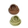 Bamboo basket sets 3 pcs woven bird's nest fruit candy snakes organization double layer picnic food storage display