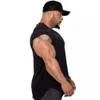 Ny designer män bulking tryckta t-tröjor Casual Gym Fitness träning Korta ärmar Tshirts Tees Summer Male Toppar Kläder