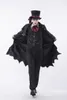 Vendita all'ingrosso-halloween vampiro coppia costumi da uomo insanguinata costume bello donna steampunk uniformi vampiri uniformi sanguigna kit di contessa di sangue