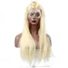 613 Lace Front Human Hair Wigs Honey Blonde Straight 360 Lace Frontal Wig Brazilian Transparent Full Lace Colorful Wig9984983