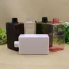 12x300ml Square Mosquito Repellent Spray Clear Bottles Perfume Flairosol Fine Mist Sprayer Make Up Container med Pump Atomizer