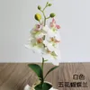 28cm 5 cabezas rama de flor de orquídea artificial decoración del jardín del hogar DIY arcos de pared de Flores de boda Flores falsas Flores
