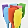 100PCS Silicone Cream Spatula Shovel Smör Skrapa Kök Tårta Trowel Värmebeständig Ising Sked Blandning Bakning Verktyg Verktyg