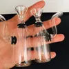 4.2 inch Mini Bong Thick Dab Rig Bubbler Glass Oil Burner glass downstem water Pipe Small Recycler Pyrex Water tobacco Bongs