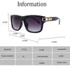 Luxur Design Fashion Classic Grandmaster Four Style Retro Gradient Lens Sunglasses Men Vintage Sun Glasses1015302