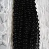 Capelli ricci crespi mongoli alla rinfusa 100g 1 pz senza massa di capelli umani di trama per intrecciare 10 "-26" all'ingrosso di capelli umani alla rinfusa