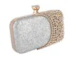 Projektantn-Nowy Torba Wieczorowa Kobiety Torba Sprzęgła Gorgeous Pearl Crystal Frezowanie Bridal Wedding Party Torby Crossbody Torebki