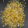 500g jaune artisanat en vrac pierre concassée éclats de roche quartz naturel pour la fabrication de bijoux maison bonsaï plante pot succulentes Aquari8169743