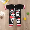 Top Baby Kids Boy Girl Infant Romper Kombinezon Z Długim Rękawem Bawełniane Boże Narodzenie Outfit