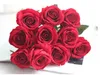 الزهور الاصطناعية الورد الورد باقة الزفاف منزل الحفل الديكور واحد