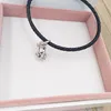 Andy Jewel 925 srebrne koraliki Bull terrier szczeniaki Dangle Charms Fits European Pandora w stylu pandora biżuteria Naszyjnik 798010en