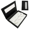 ELB005 wholesale 3 pair eyelashes and tweezers lash packaging box fake 3d mink lashes box empty case free logo