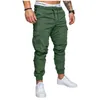 Modeheren Crossproek Jogger Pant Chino's Zipper Skinny Joggers Camouflage Designer Harem Pants Long Solid Color Men Broek 3x7162125