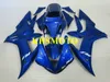 Custom Injection mold Fairing kit for YAMAHA YZFR1 02 03 YZF R1 2002 2003 YZF1000 ABS Cool Blue Fairings set+Gifts YE23