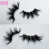 30/50/100/200Pairs Wholesale 25mm 3D Mink Eyelashes 5D Mink Lashes Packing In Tray Label Makeup Dramatic Long Mink Lashes