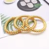 5 cm Metal Punk Telephone Wire Coil Gum Elastic Band Girls Hair Tie Rubber Pony Tail Holder Bracelet Stretchy Scrunchies 11 Colors5697264