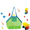 11 Colors Blanks Children Mesh Shell Sand Beach seashell Bag Kids Beach Toys Receive Bag Mesh Sandboxes Away Cross Bag