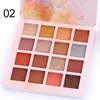 DHL CMAADU 16 Kolory Matte Eyeshadow Palety Wodoodporna Naturalna Glitter Eye Shadow Eyes Paleta Makeup Paleta Kosmetyczne Profesjonalne 60 sztuk