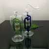Pipe per fumatori Aeecssories Glass Narghilè Bong Pipa ad acqua in vetro filtrato multiciclo colorato