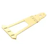 6 Strings Instrument Parts Gold Bridge Trapeze Tailpiece Archtop Jazz Guitar3960666