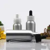 30 ml 50 ml 100 ml aluminium e vloeibare reagens pipet flessen oogdruppeler aromatherapie essentiële oliën parfums flessen