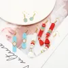 Fashion-New Mexico Cartoon Women Blue Eye Seed Beads Miyuki Earrings Femme Delica Tassel Drop Earrings Wedding Jewelry Gifts